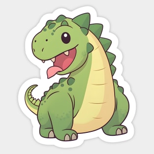 Cute Kawaii Dinosaur Sticker